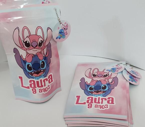 Saquinho Zip Lock Stitch e Angel