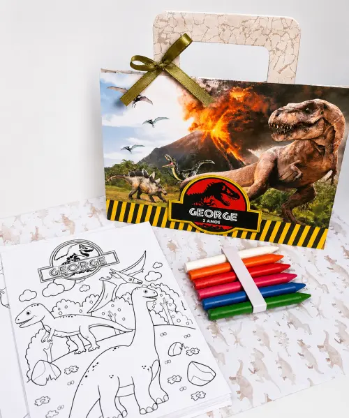 Maletinha de Colorir - Jurassic Park (dinossauro)