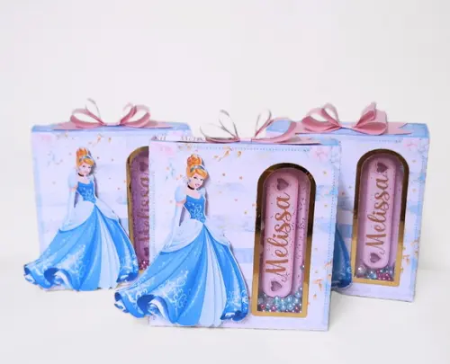 Kit 20 Caixas Pesonalizadas Cinderela