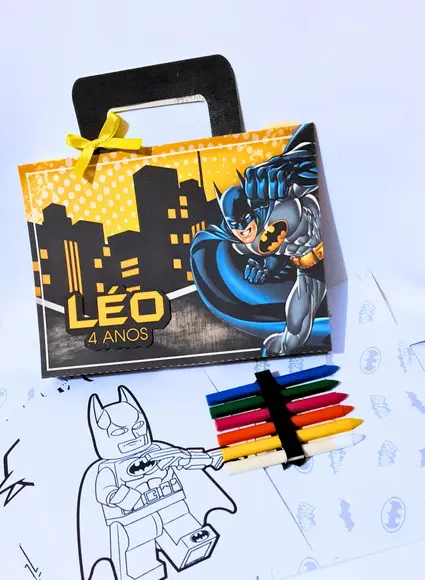 Kit de Colori Maletinha Batman