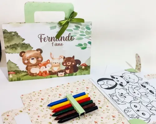 Kit de Colori Maletinha Bosque Encantado