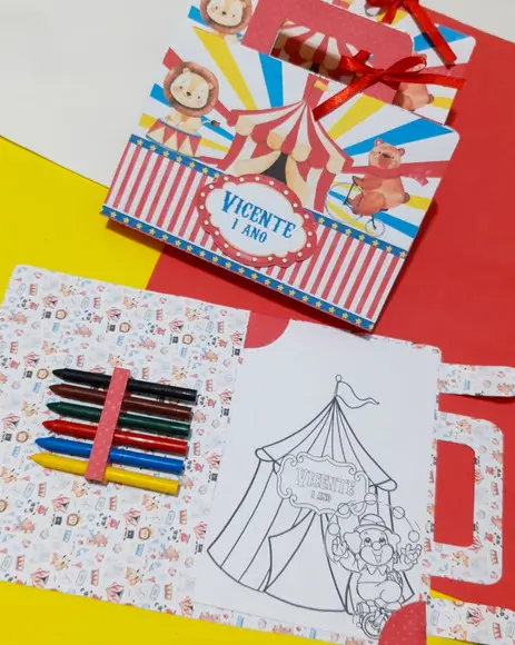 Kit de Colori Maletinha Circo Menino