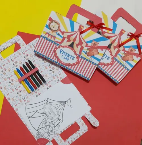 Kit de Colori Maletinha Circo Menino