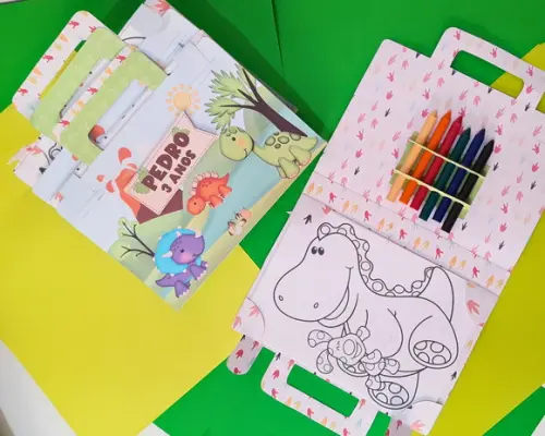 Kit de Colori Maletinha Dino Baby