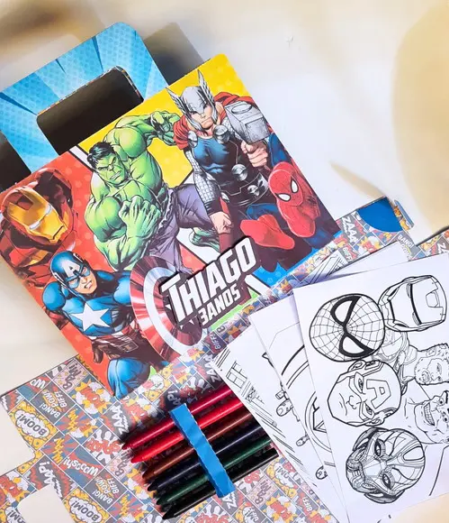Kit de Colori Maletinha Vingadores