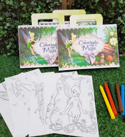 Kit de Colori Maletinha Tinker Bell