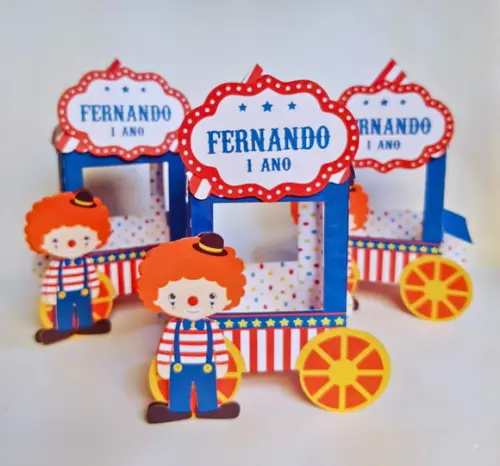 Kit Personalizados - Circo Menino