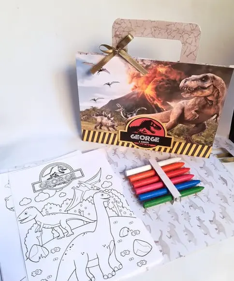 Maletinha de Colorir - Jurassic Park (dinossauro)