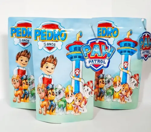 Saquinho Zip Lock Patrulha Canina