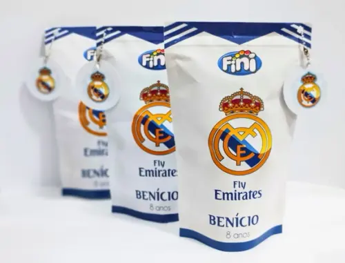Saquinho Zip Lock Real Madri