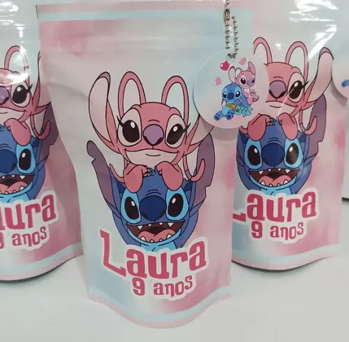 Saquinho Zip Lock Stitch e Angel