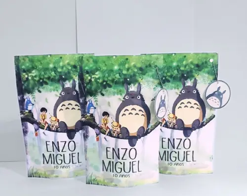 Saquinho Zip Lock Totoro