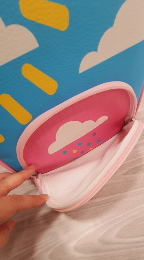 Mochila Infantil - Média -  Arco-Iris - Pronta Entrega - Peça U