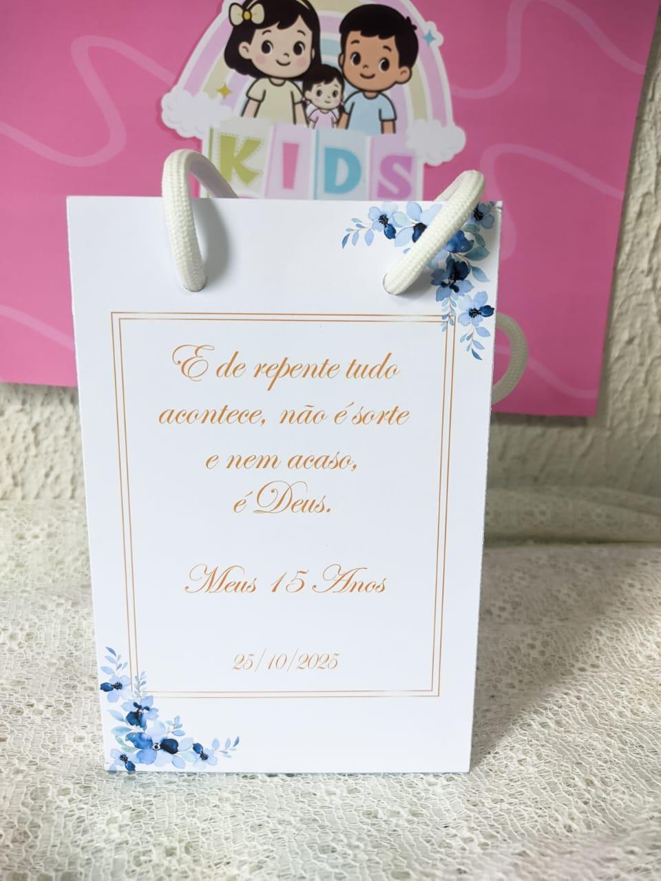 Sacolinha Personalizada 15 anos