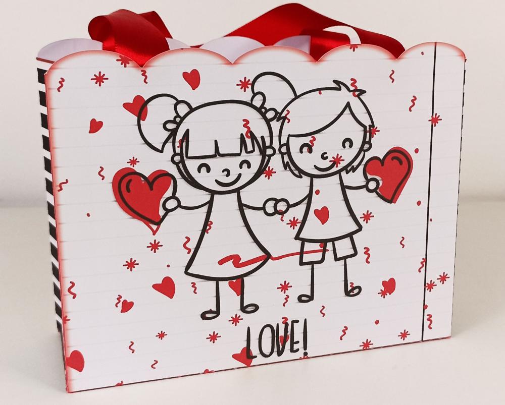 Arquivo de Corte Dia dos Namorados Sacolinhas Personalizadas - PD