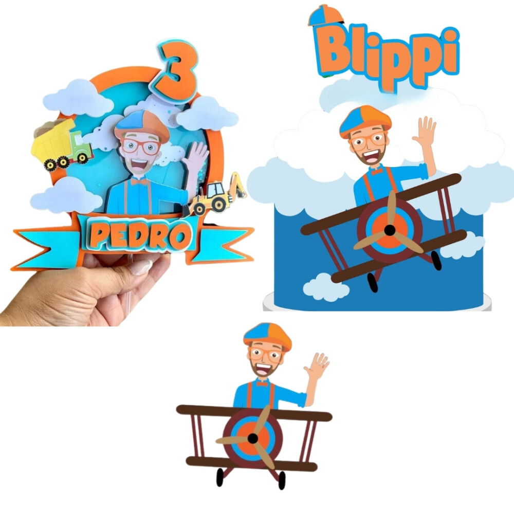 Arquivo Topo de Bolo Blippi