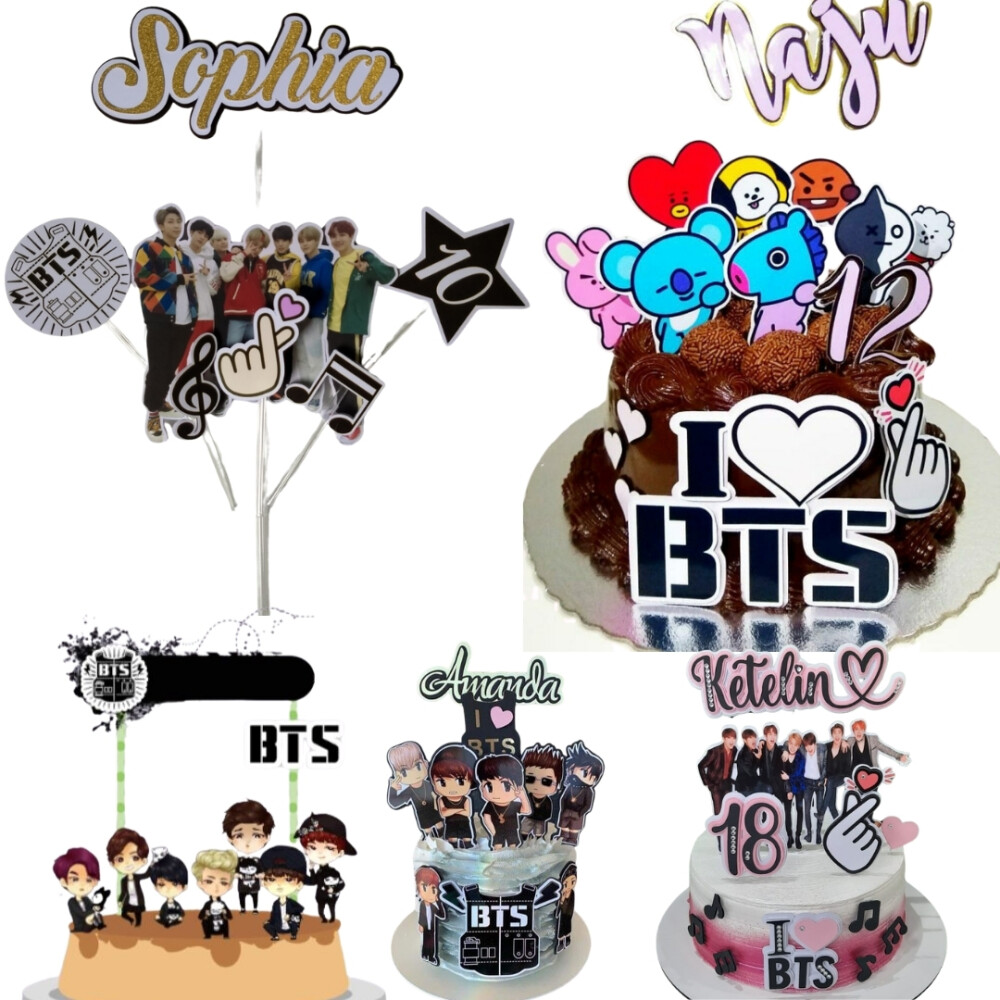 Arquivo Topo de Bolo Bts