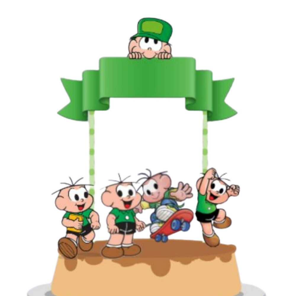 Arquivo Topo de Bolo Cebolinha