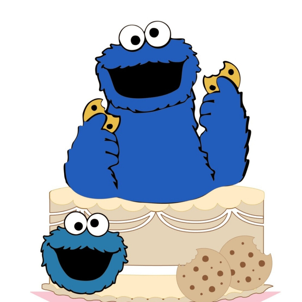 Arquivo Topo de Bolo cookie monster