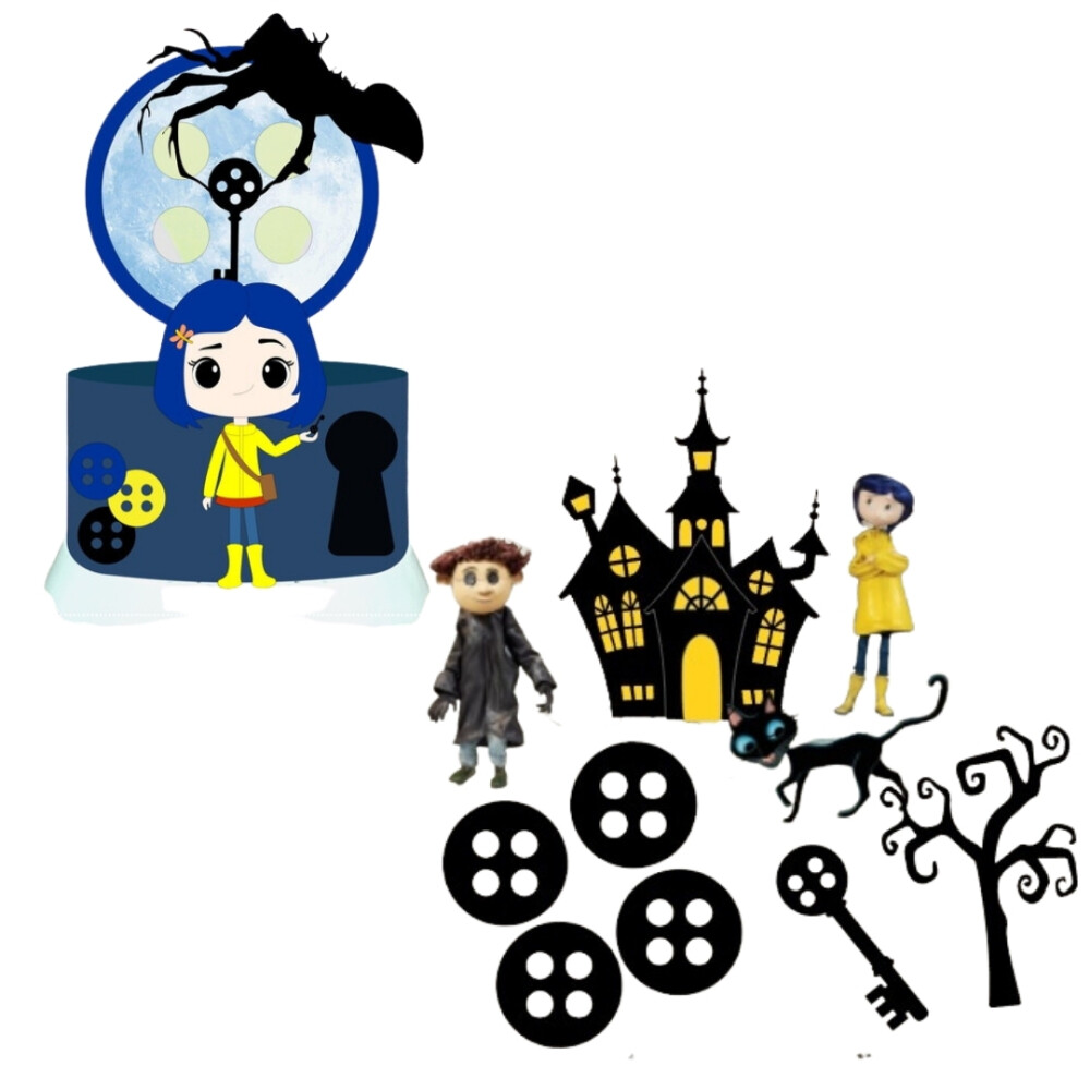 Arquivo Topo de Bolo Coraline