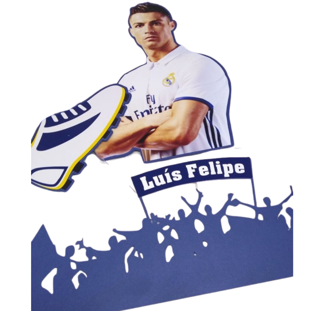 Arquivo Topo de Bolo Cristiano ronaldo