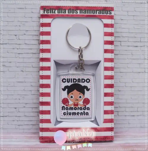 Arquivo de Corte Dia dos Namorados Porta Chaveiro