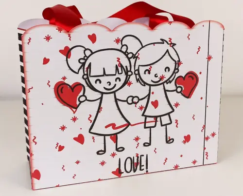 Arquivo de Corte Dia dos Namorados Sacolinhas Personalizadas - PD