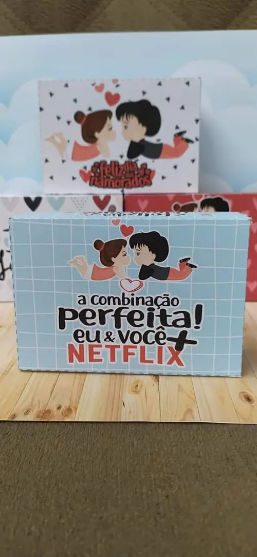 Arquivo de Corte Dia dos Namorados caixa 6 doce