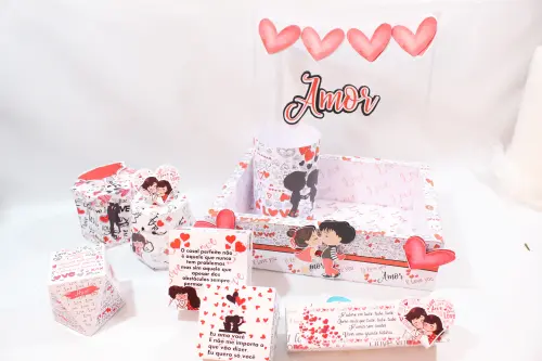 Arquivo de Corte Dia dos Namorados Caixas Personalizadas