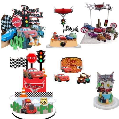 Arquivo Topo de Bolo Carros disney