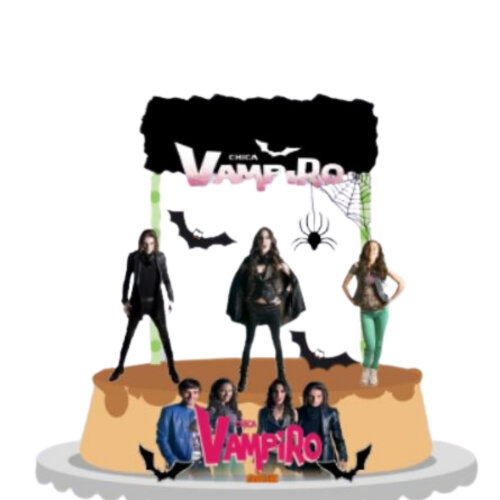 Arquivo Topo de Bolo Chica vampira