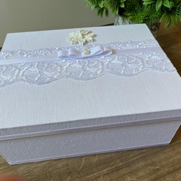 Caixa Convite Personalizada para Padrinhos de Batismo