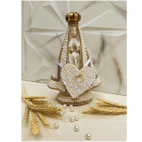 Nossa Senhora Aparecida Personalizada para Porta Alianças