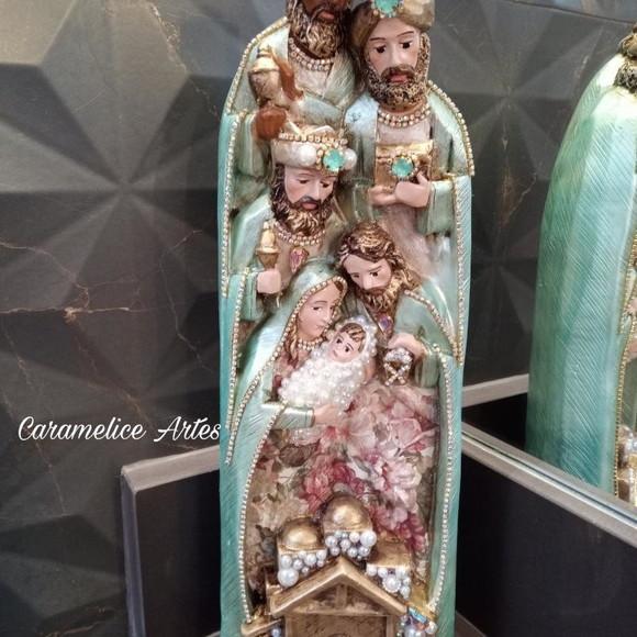 lindo Presépio de Natal decorado e personalizado