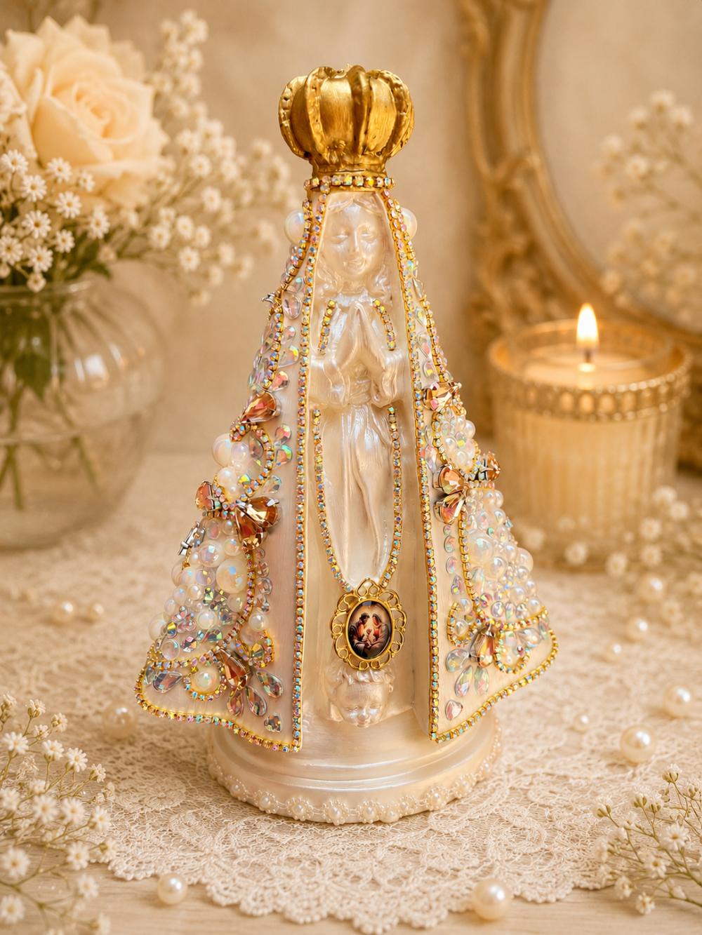 Imagem de Nossa Senhora Aparecida Perolada