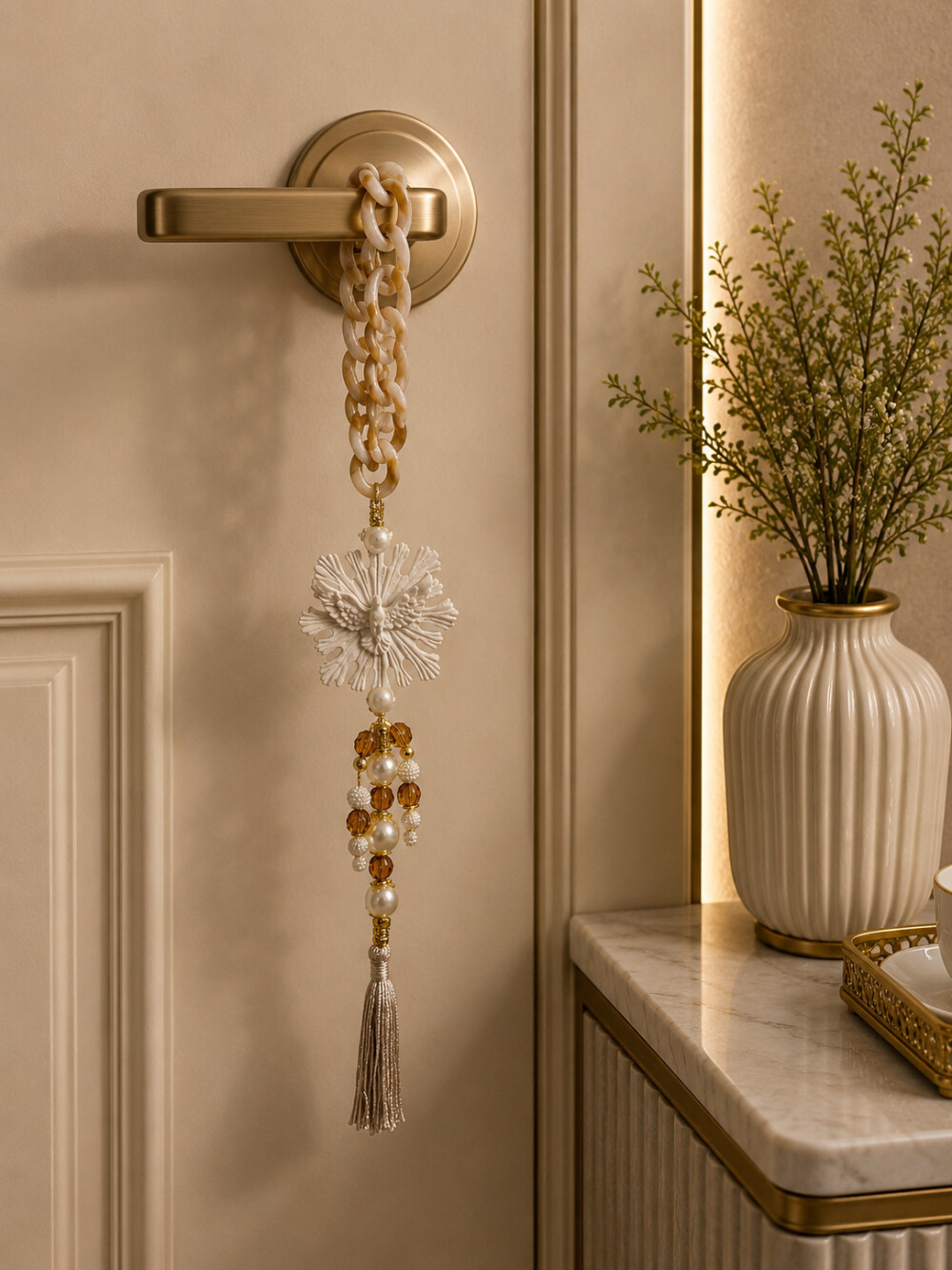 Pingente de Porta Espírito Santo decoração para casa