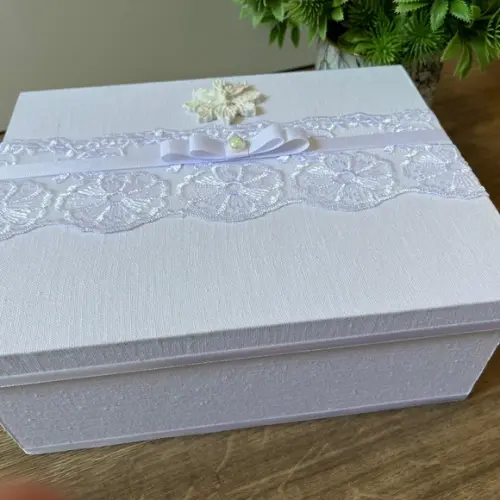 Caixa Convite Personalizada para Padrinhos de Batismo