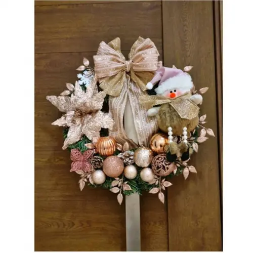 Guirlanda de Natal Rose Gold