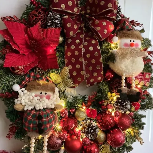 Guirlanda Decorativa de Natal - com Led