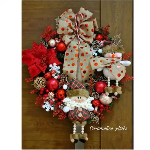Guirlanda Decorada De Natal Envio Imediato