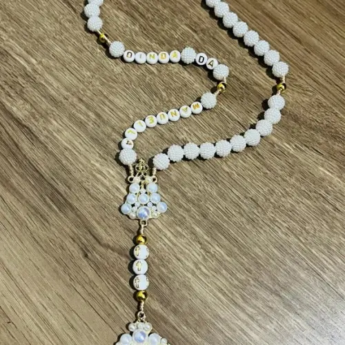 Terço Personalizado Padrinhos de Batismo e Consagração