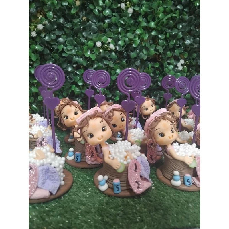kit 10 lembrancinhas SPA em biscuit