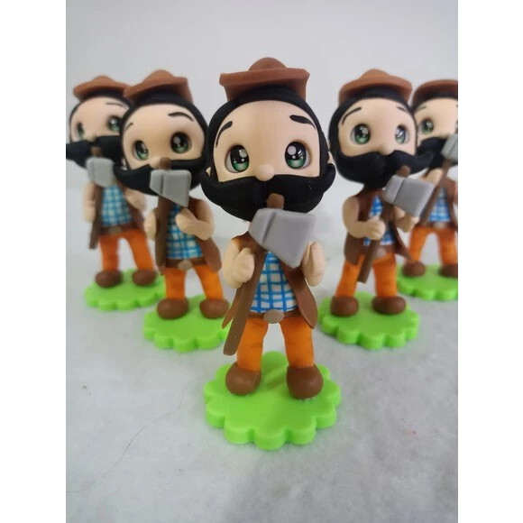 Kit 10 Apliques para Lembrancinhas Lenhador