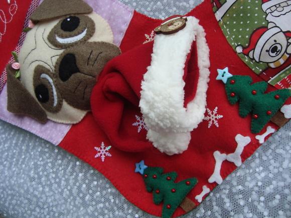 Bota Meia Natal Bichinho de Estimação
