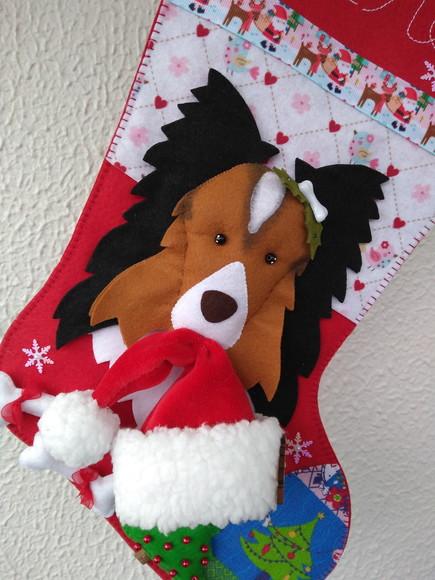 Bota Meia Natal Bichinho de Estimação Pet