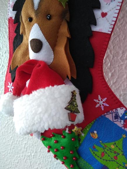 Bota Meia Natal Bichinho de Estimação Pet