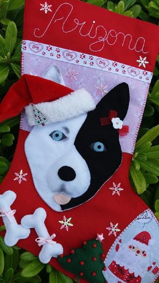 Bota Meia Natal Bichinho de Estimação Pet