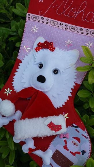 Bota Meia Natal Bichinho de Estimação Pet