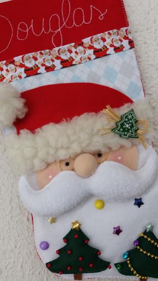 Bota Meia Natal Papai Noel