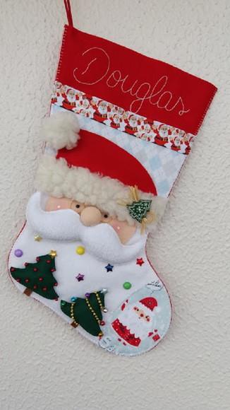 Bota Meia Natal Papai Noel